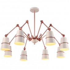 Φωτιστικό Κρεμαστό 8xE27 230V Λευκό 955SPIDER8/WH